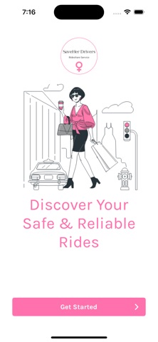 SaveHer Drivers Rideshare iPhone screenshot