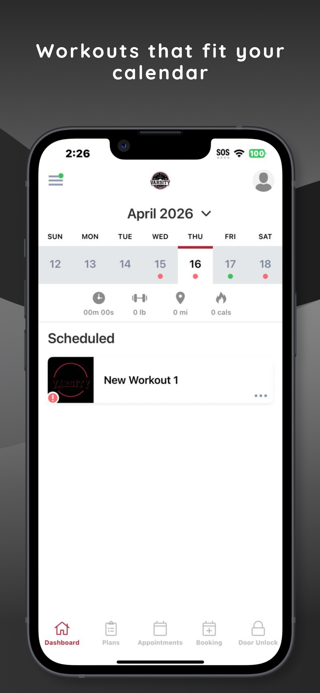 Varsity Fitness screenshot 3