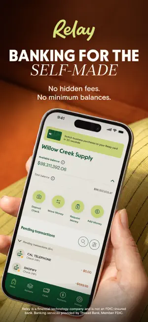Relay | Business Banking screenshot 1