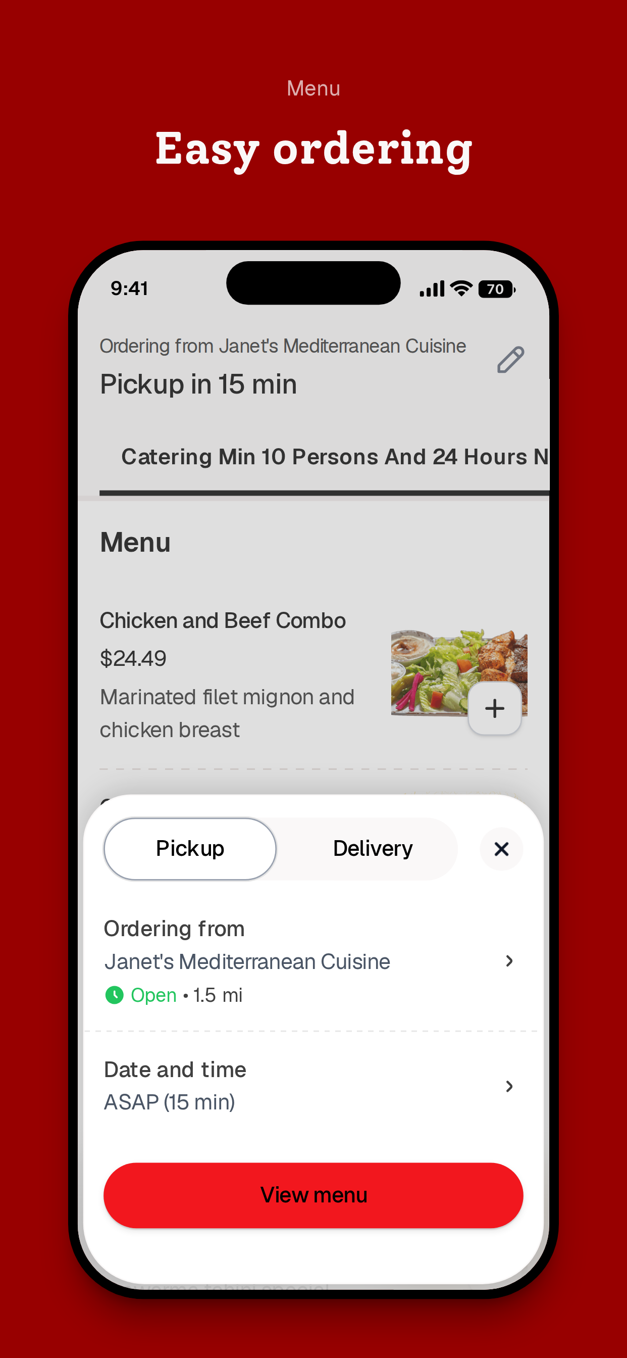 Janet's Mediterranean Cuisine screenshot 3