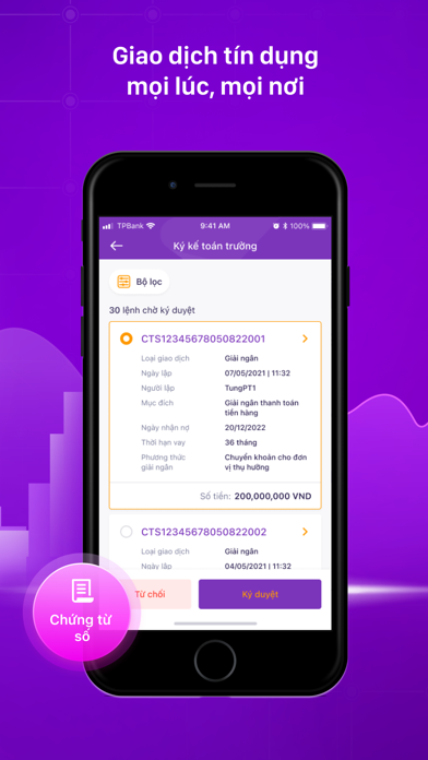 TPBank Biz Screenshot