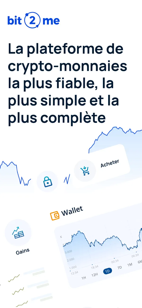 Screenshot #1 pour Bit2Me - Crypto et Bitcoin