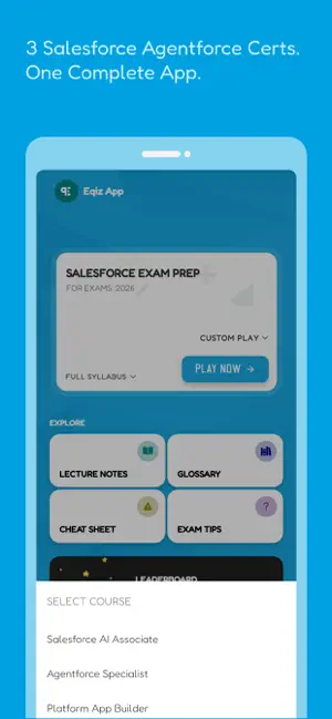 Salesforce Agentforce Prep: AI screenshot 2