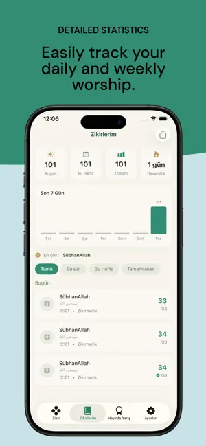 Tasbeeh Counter & Dhikr screenshot 3