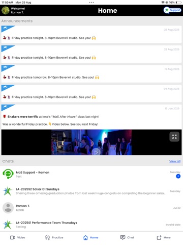 Movers and Shakers Dance iPad screenshot