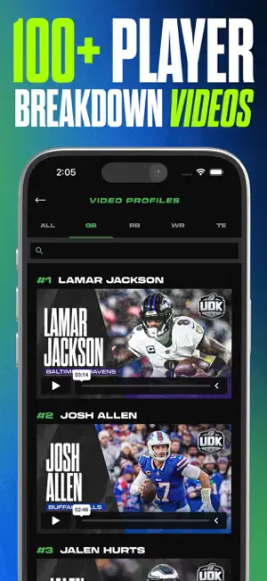 Fantasy Football Draft Kit UDK screenshot 3
