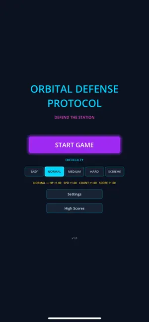 Orbital Defense Protocol screenshot 1