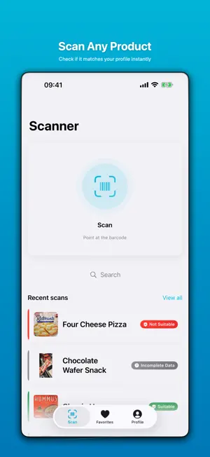 Food Allergy Scanner screenshot 1
