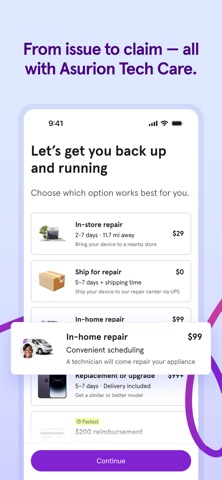 Asurion Tech Care: Help & Fix iPhone screenshot