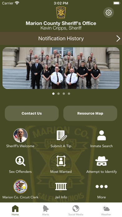 Marion County Sheriff’s Office Screenshot