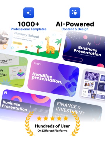 AI PPT Maker : Gamma AI App iPad screenshot
