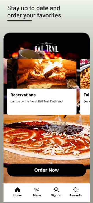 Rail Trail Flatbread Co Screenshot 2 of 4