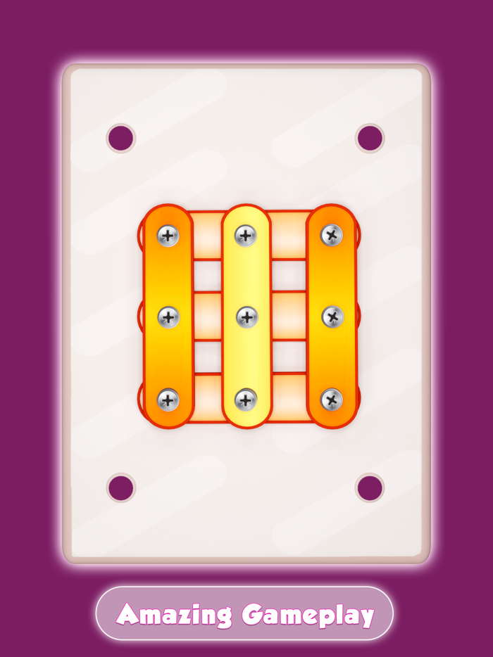 Nut  Bolt Pin Puzzle Game