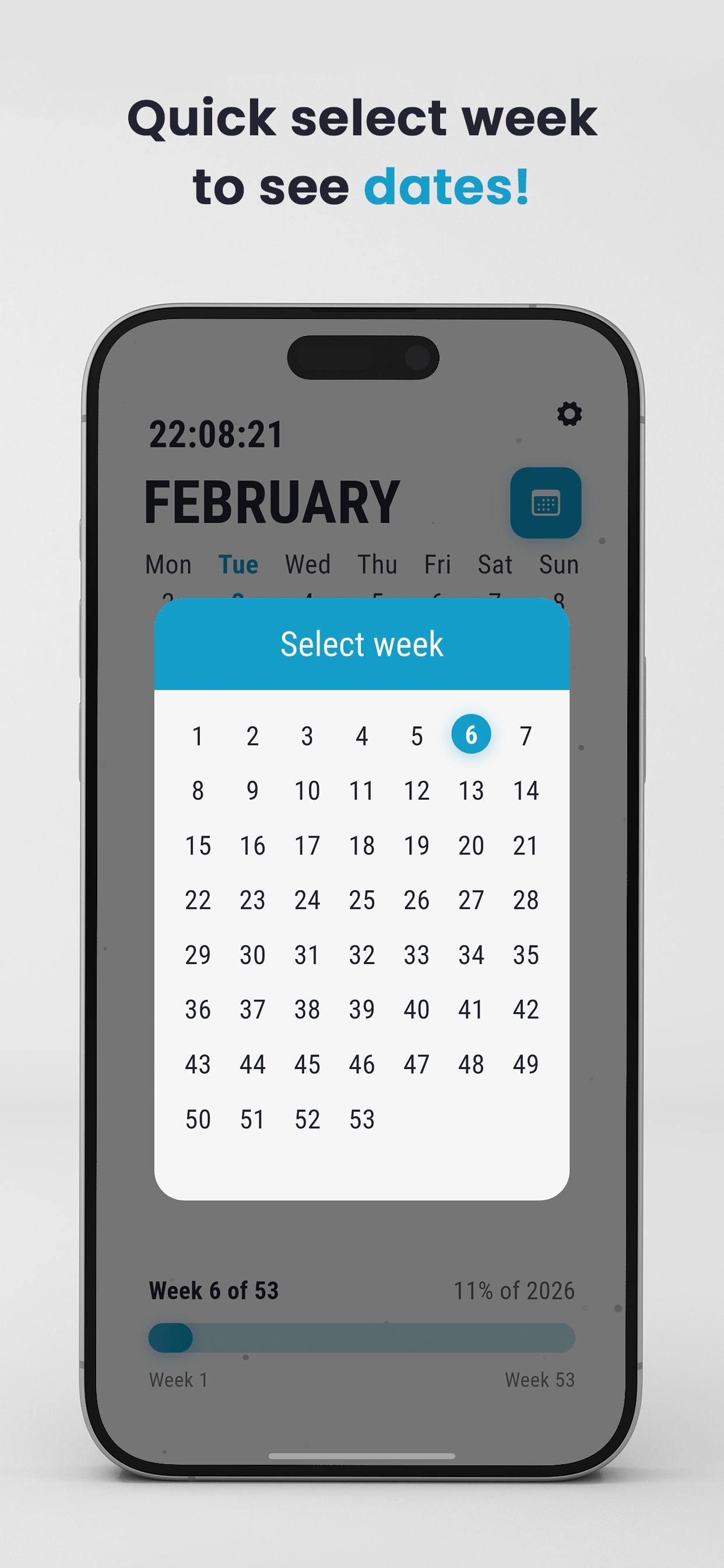 Week 52 - Week Number