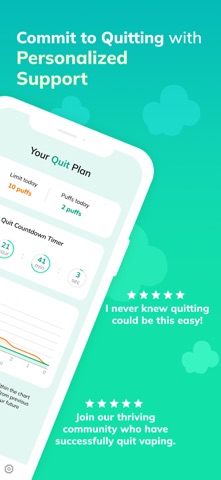 Quit Vaping & Smoking Tracker Screenshot 2 of 8