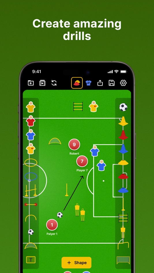 #3. Coach Tactic Board: Soccer++ (iOS) By: BLUELINDEN