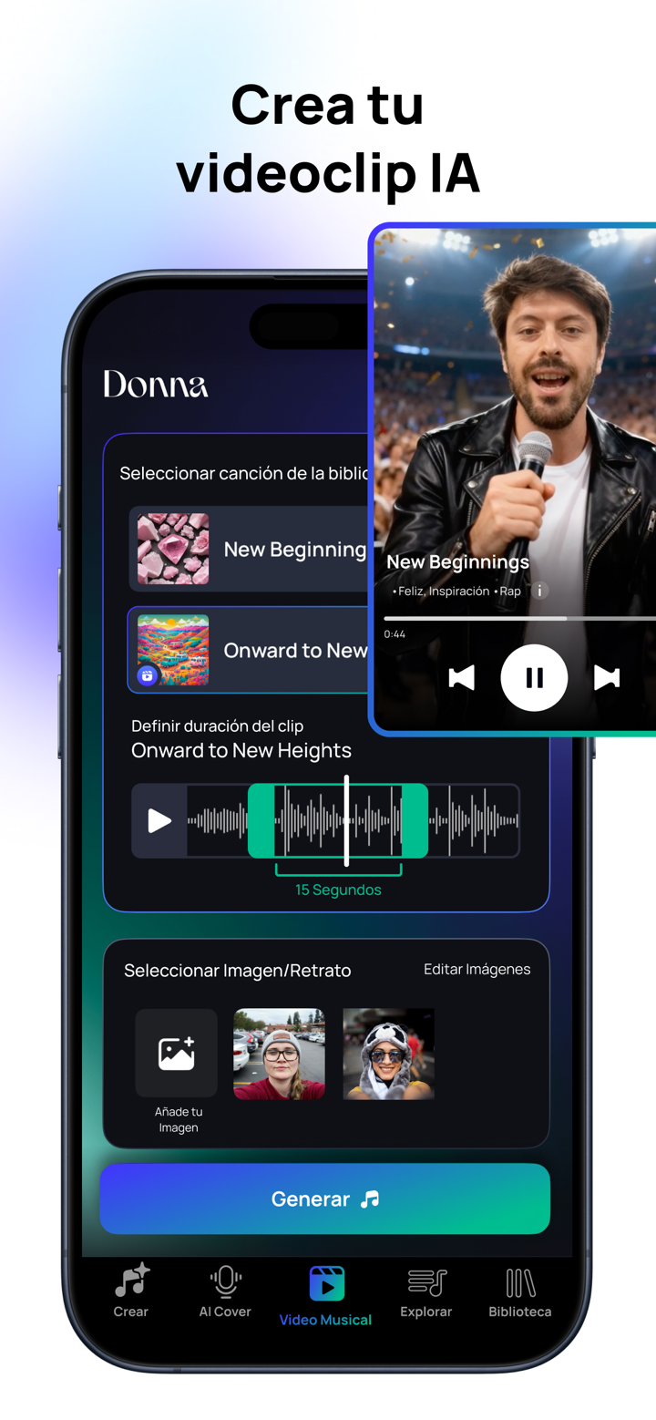 Donna IA Crea Música Canciones screenshot 4
