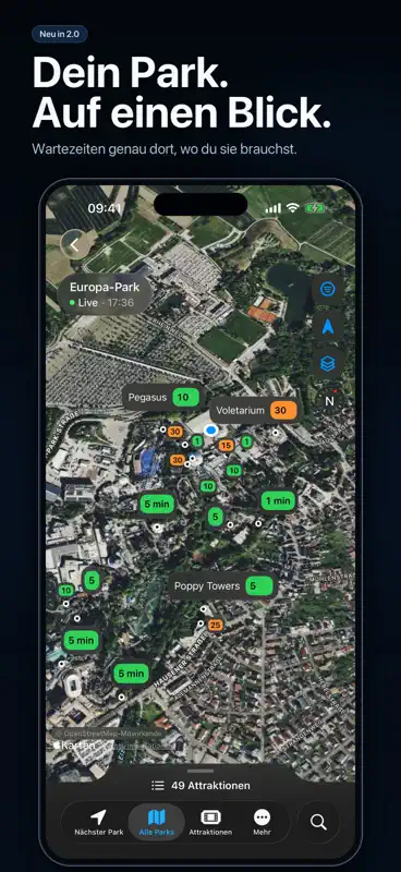Freizeitpark Wartezeiten screenshot 2 of 6