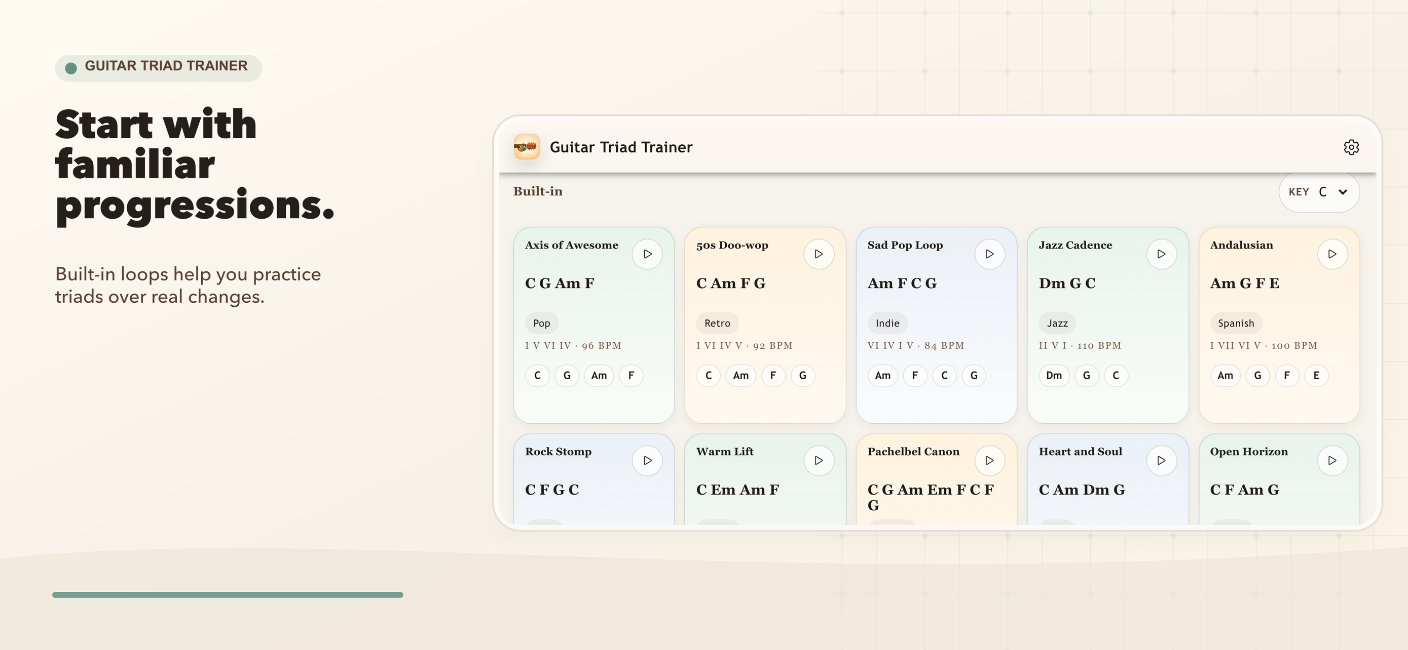 Guitar Triad Trainer: Chords screenshot 5