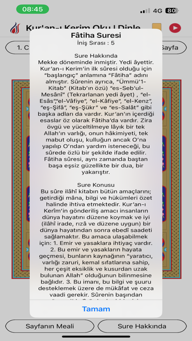 Kur'an-ı Kerim Oku / Dinle Screenshot