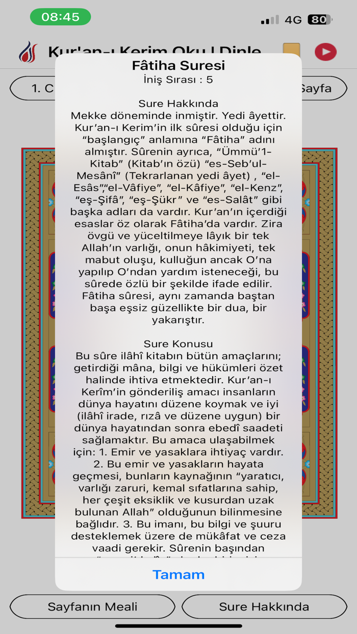 Kuran-ı Kerim Oku / Dinle