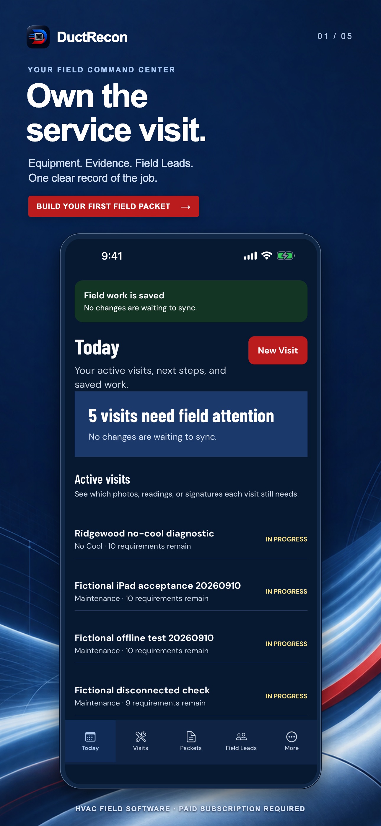 Screenshot 1 of DuctRecon