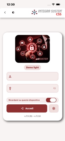 Integra System CSS screenshot
