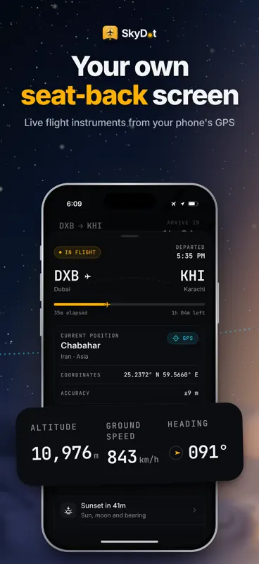 SkyDot: Offline Flight Tracker screenshot 2 of 6