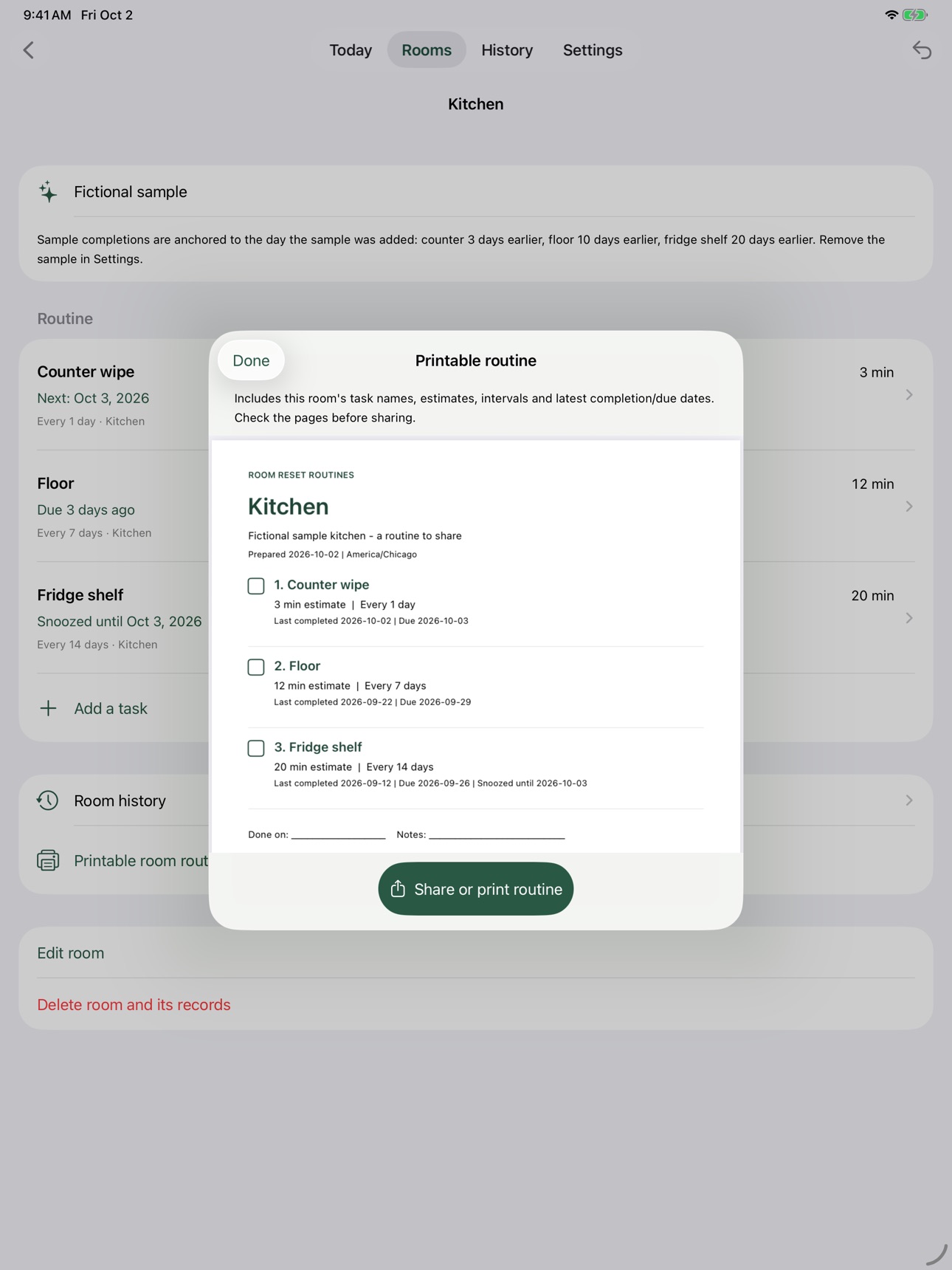Screenshot 10 of Room Reset Routines