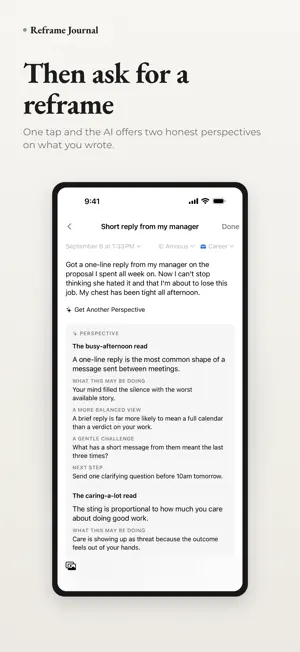 Reframe CBT Thought Journal screenshot 4