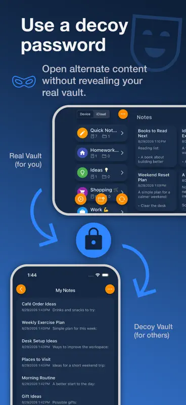 Safety Note+ Pro: Notiz-Tresor screenshot 3 of 8