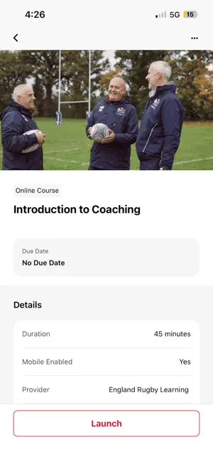 England Rugby Learning iPhone screenshot 2
