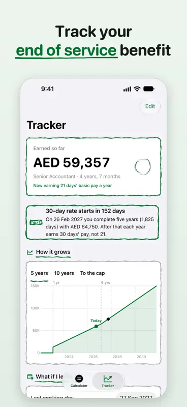 Gratuity Calculator : UAE screenshot 4 of 10