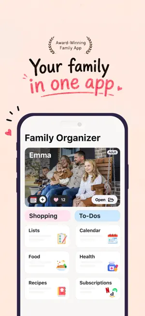 Famnest: Family Organizer screenshot 1