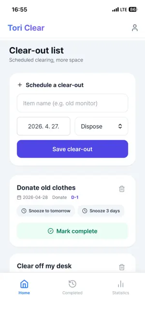 Tori Clear – Declutter screenshot 2