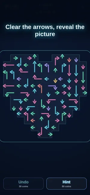 Fletcha: Arrow Picture Puzzle screenshot 1
