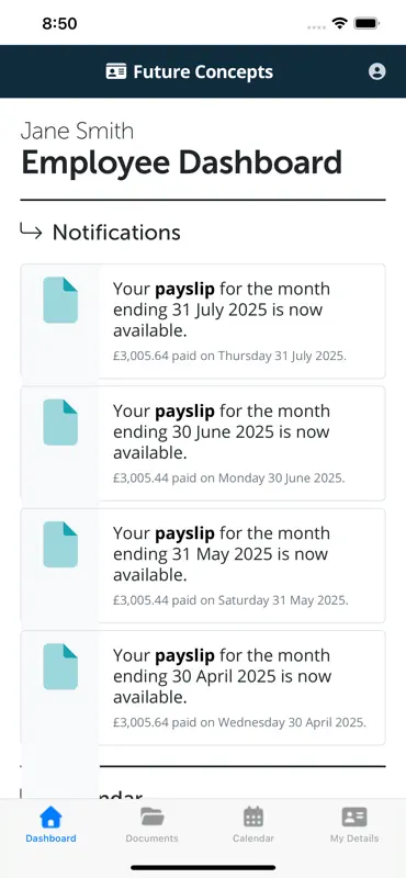 BrightPay Employee screenshot 1 of 6