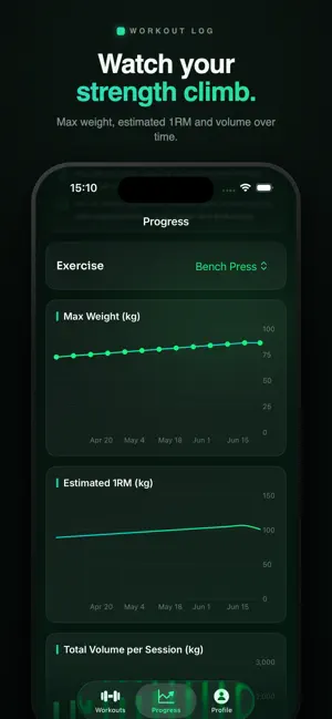 Workout Log: Lift Tracker screenshot 4