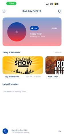 Rockcity 101.9 FM screenshot