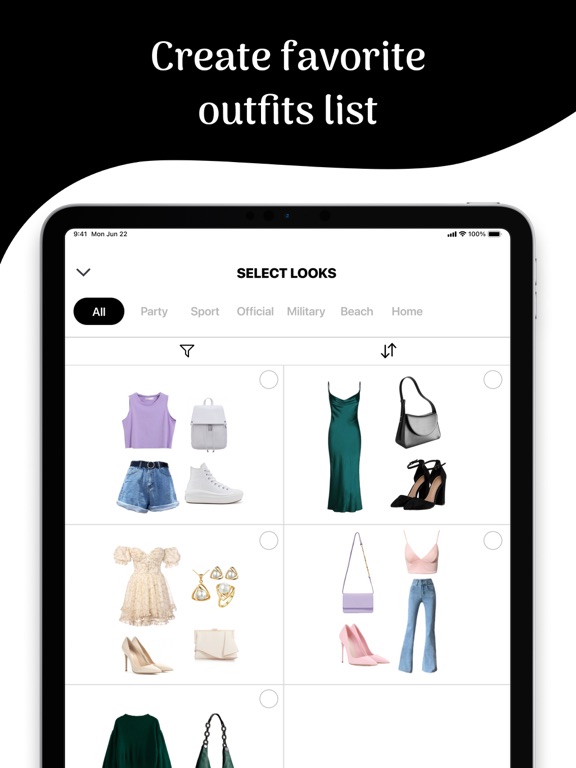 My Wardrobe - Outfit Closet iPad screenshot 4 - Utilities app