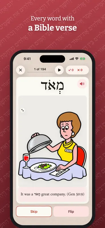 FlashHebrew Pratico & Van Pelt screenshot 4 of 8
