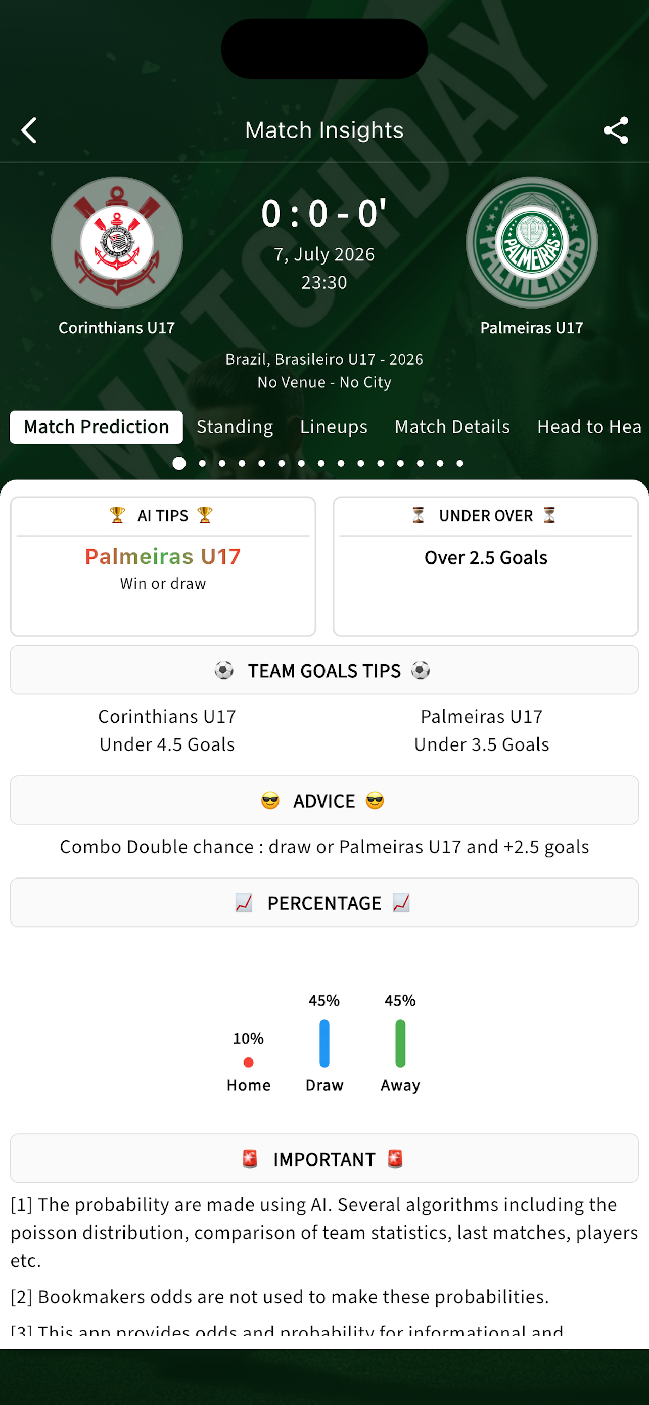 GoalPower - Football Tips screenshot 4