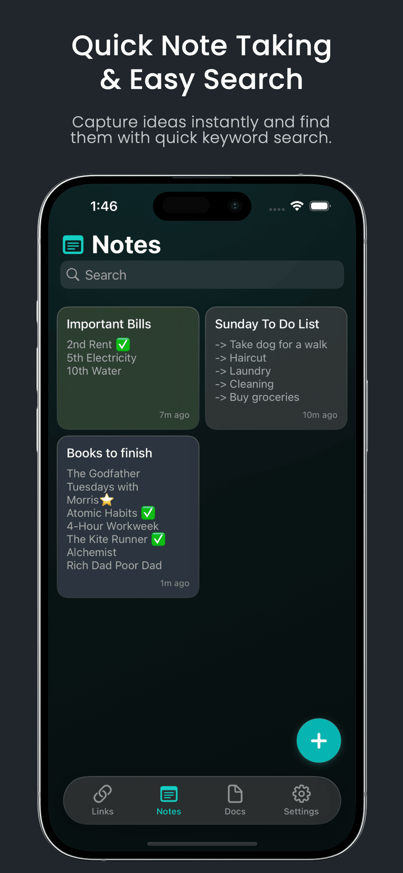 Attic: Bookmark & Notes screenshot 2