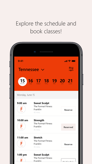 The Format Fitness iPhone screenshot 3 - Health & Fitness app
