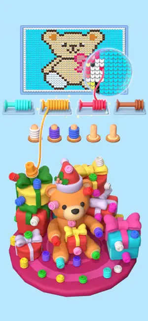 Wool Master 3D - Thread Sort screenshot 1