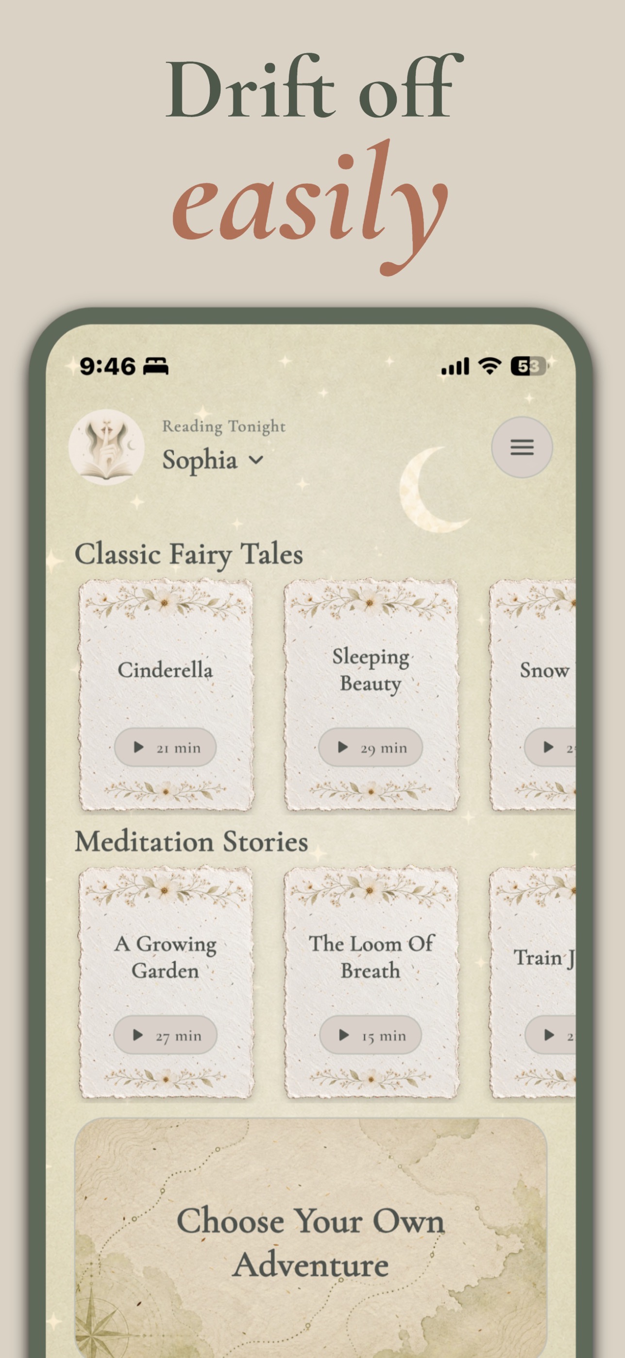 Screenshot 1 of Shh Bedtime Stories for Adults