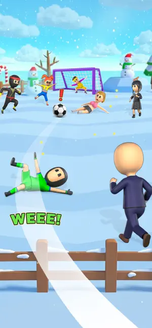 Crazy Goal - Fun Soccer Game iPhone screenshot 2