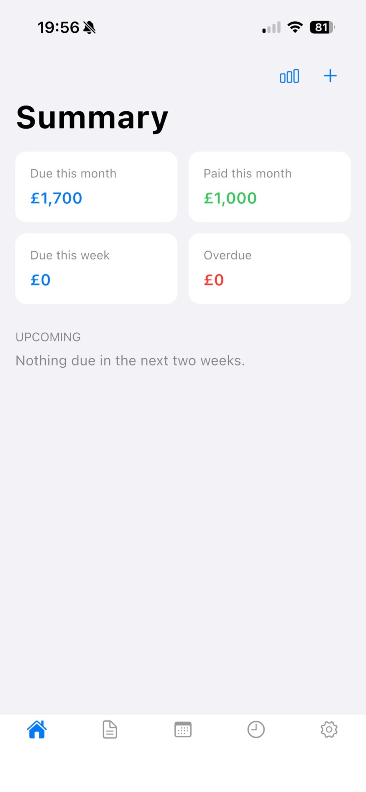 Screenshot 1 of Izy bill planners