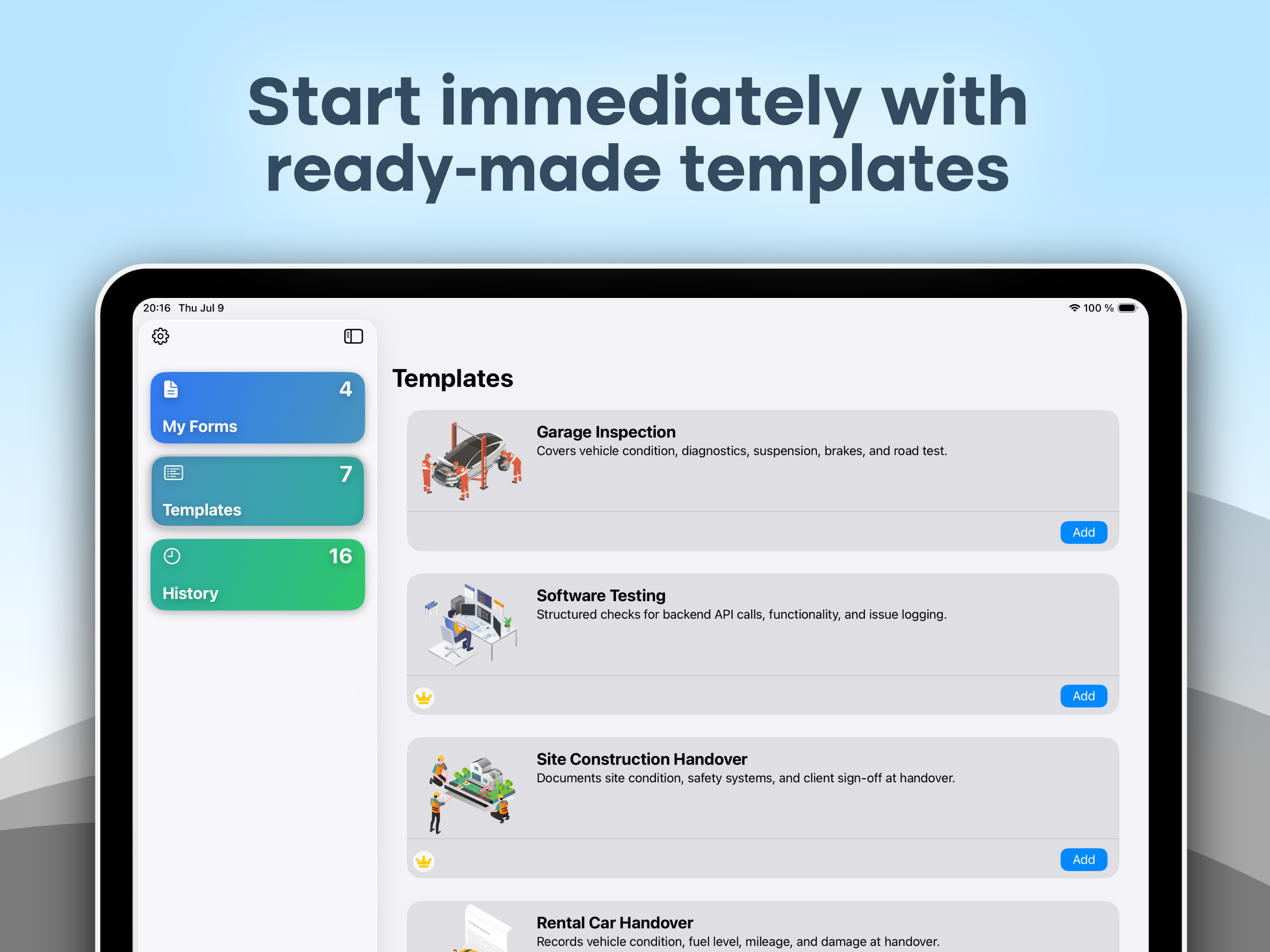 Blue Checkbox screenshot 3
