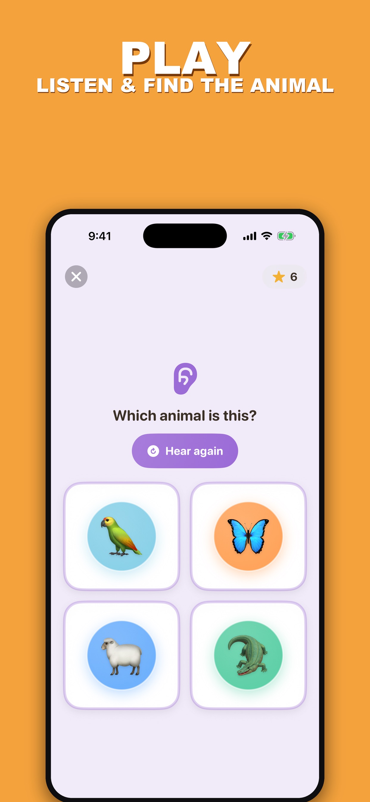 Screenshot 1 of Animal Sounds for Kids Play
